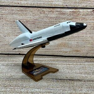 Vintage Radio Shack Columbia Space Shuttle Toy Radio with Display Stand